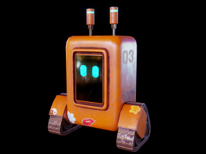 Robot Mimo 03 3Dモデル