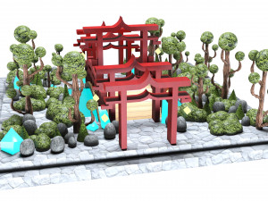 Ambiente Japones 3D Models