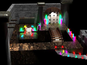 Cueva Videojuegos 3D Model