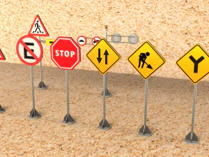 Traffic signal 3D Model