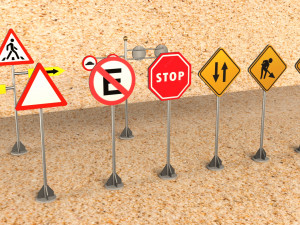 Traffic signal 3D Model