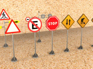 Traffic signal 3D Model