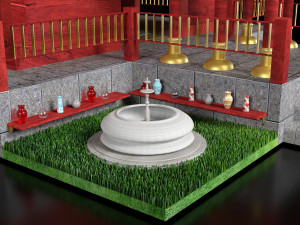 Templo Japons - japanese temple 3Dモデル