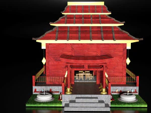 Templo Japons - japanese temple 3D Model