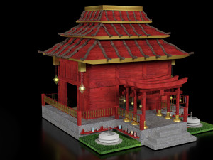Templo Japons - japanese temple 3Dモデル