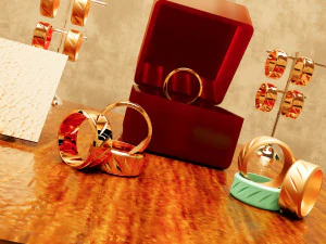 Luxury ring 3D Model