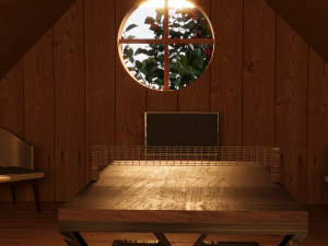 Wooded terrain 3D Model