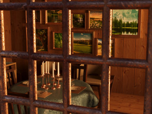 Wooded terrain 3D Model