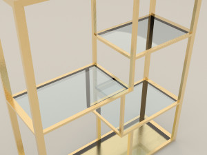 Fancy shelves 3D Model