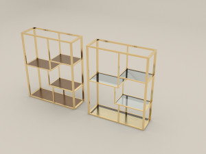 Fancy shelves 3D 모델