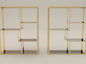 Fancy shelves 3D 모델