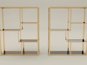 Fancy shelves 3D Model