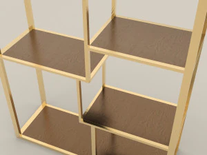 Fancy shelves 3D Model