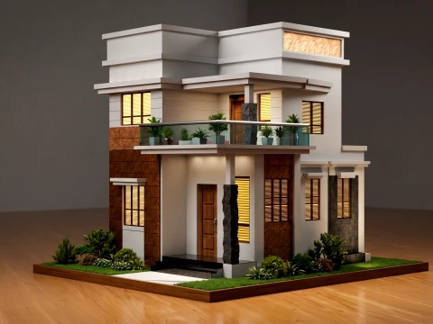 Modern House 3D Model