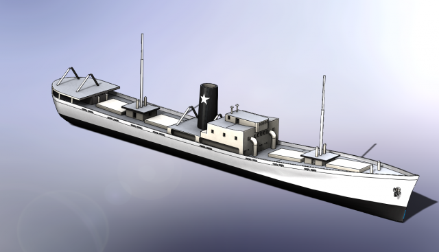 MV Kyra Eleni Modèle 3D .c4d .max .obj .3ds .fbx .stl .blend 