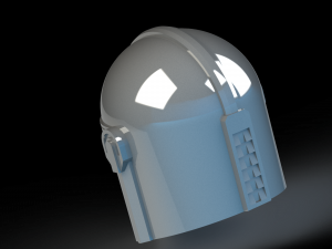 Mandalorian helmet 3D 模型