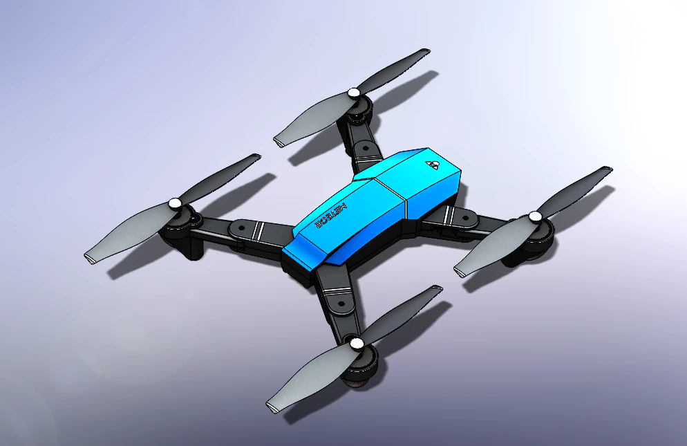 Drone body 3D Model .c4d .max .obj .3ds .fbx .stl .blend 