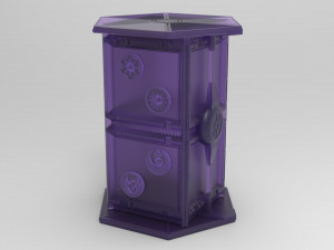 Artifact box with Star Wars Fighter ship as a storage container 2 versions included Modèles 3D en vedette