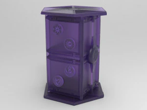 Artifact box with Star Wars Fighter ship as a storage container 2 versions included 3D Print Model