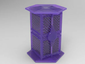 Artifact box with Star Wars Fighter ship as a storage container 2 versions included 3D Print Model