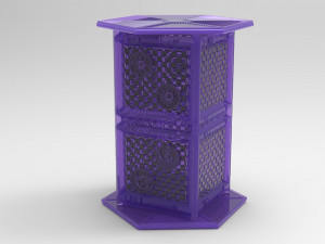 Artifact box with Star Wars Fighter ship as a storage container 2 versions included Modèles 3D en vedette