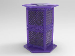 Artifact box with Star Wars Fighter ship as a storage container 2 versions included 3D Print Model