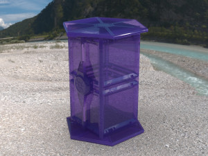 Artifact box with Star Wars Fighter ship as a storage container 2 versions included 3D Print Model