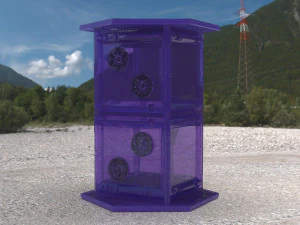 Artifact box with Star Wars Fighter ship as a storage container 2 versions included 3D Print Model