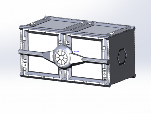 Artifact box with Star Wars Fighter ship as a storage container 2 versions included Modèles 3D en vedette