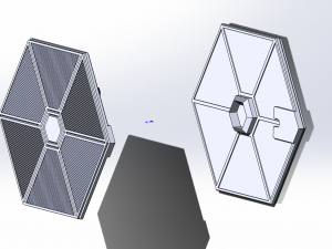 Artifact box with Star Wars Fighter ship as a storage container 2 versions included Modèles 3D en vedette
