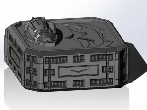 Weapon Box from Batman world as storage container 3D Print Model