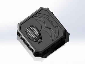 Weapon Box from Batman world as storage container 3D Print Model