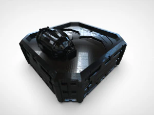 Weapon Box from Batman world as storage container 3D Print Model