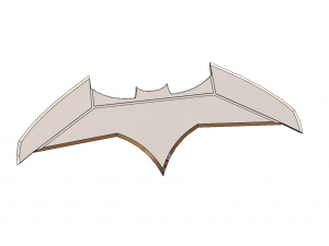 Batmans batarang 3D प्रिंट मॉडल