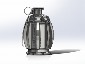 Grenade from Batman vs Superman 3Dプリントモデル