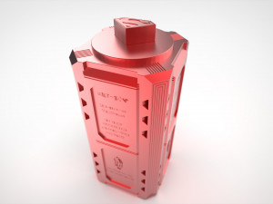 Superman Krypronite Box as storage container 3D Baskı Modeli