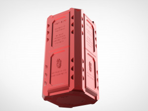 Superman Krypronite Box as storage container 3D Baskı Modeli