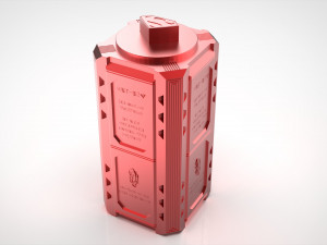 Superman Krypronite Box as storage container 3D Baskı Modeli