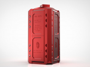 Superman Krypronite Box as storage container 3D Baskı Modeli