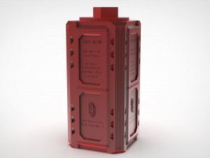Superman Krypronite Box as storage container 3D Baskı Modeli