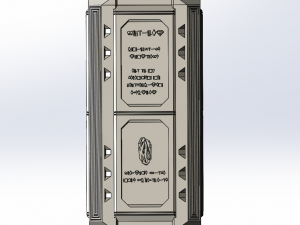 Superman Krypronite Box as storage container 3D Baskı Modeli
