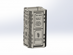 Superman Krypronite Box as storage container 3D Baskı Modeli
