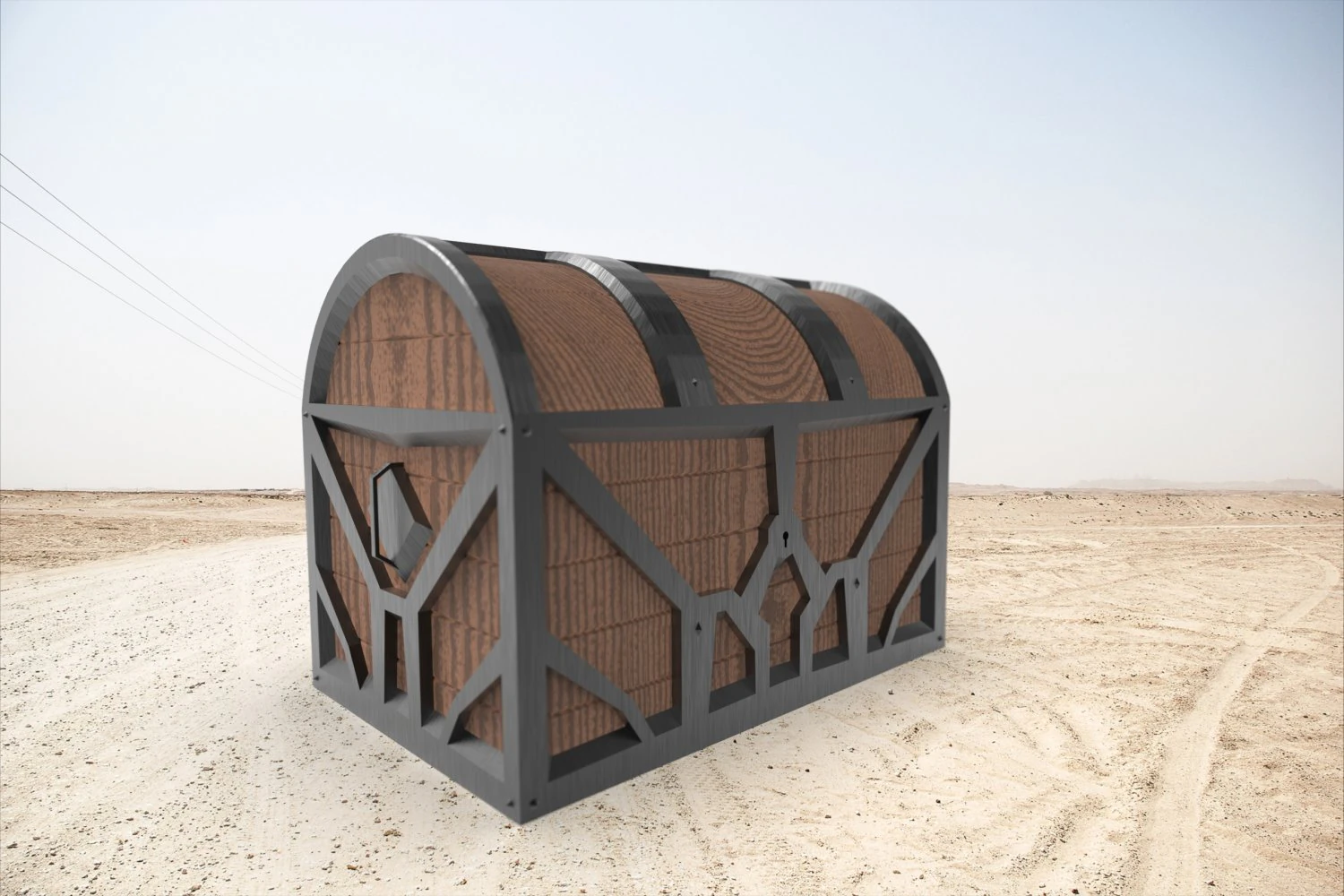 Treasure Chest 3D Print Model .c4d .max .obj .3ds .fbx .stl .blend 