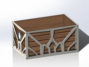 Treasure Chest 3D Print Model