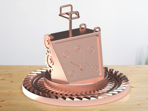 Steampunk Stand for Controller 3D 打印模型