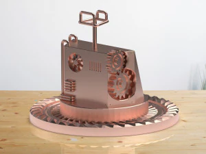 Steampunk Stand for Controller 3D Print Model