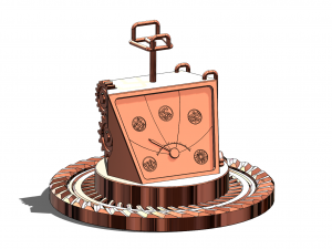 Steampunk Stand for Controller 3D प्रिंट मॉडल