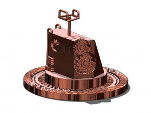 Steampunk Stand for Controller 3D प्रिंट मॉडल