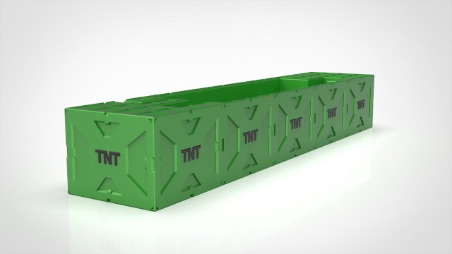 Nintendo Switch Dock as TNT explosive containers set 3D Print Model .c4d .max .obj .3ds .fbx .stl .blend 