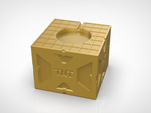 Apple Watch Dock as TNT explosive container 3D Print Model